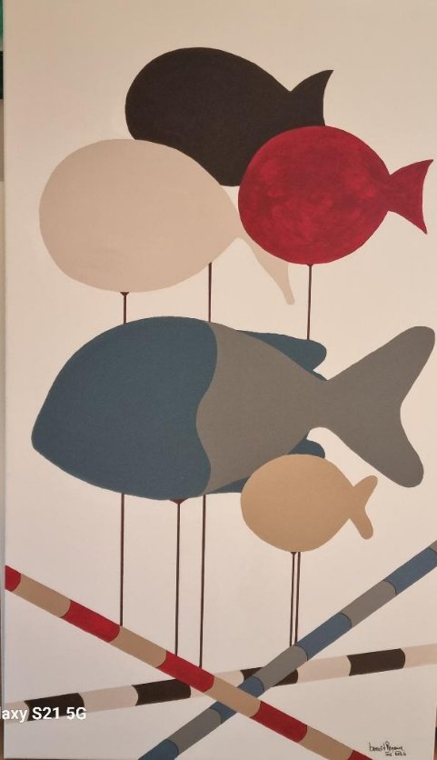 Fish Sticks — peinture de benoît Renaux