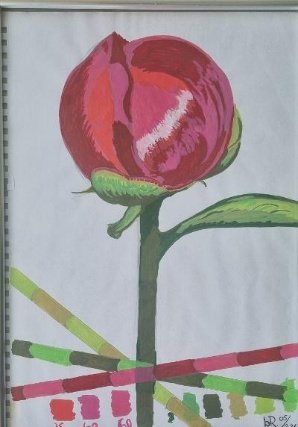 Œuvre en cours de création 1
