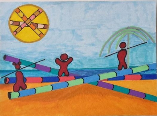 Œuvre en cours de création 9